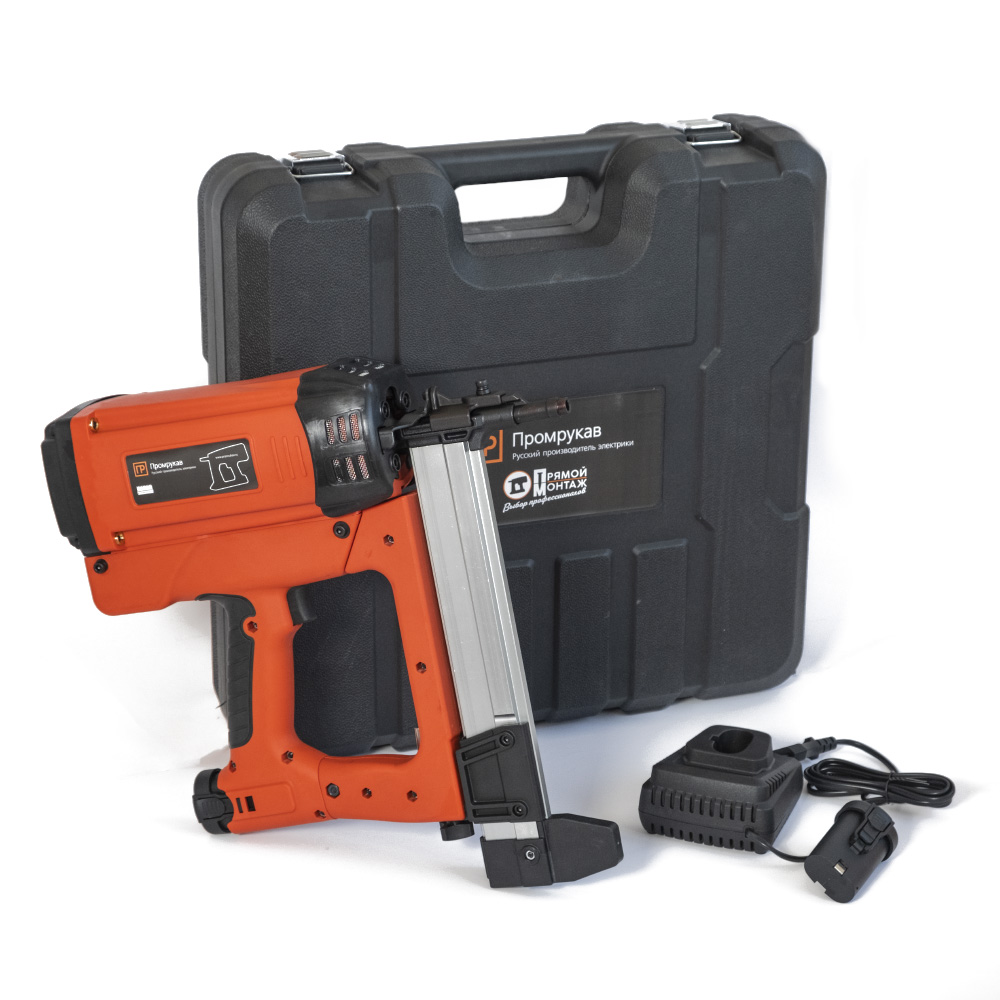 Газовый монтажный гвоздезабивной пистолет 90Дж 7,2В Промрукав Газовый монтажный гвоздезабивной пистолет 90Дж 7,2В Промрукав
